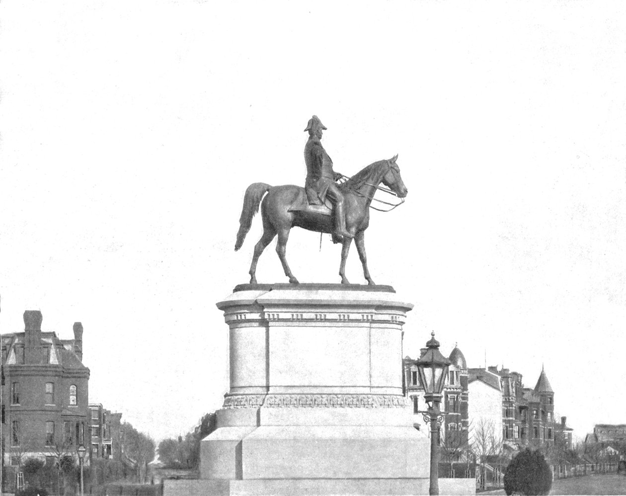 Winfield Scott szobor, Washington DC, USA, 1900. alkotó: Unbekannt