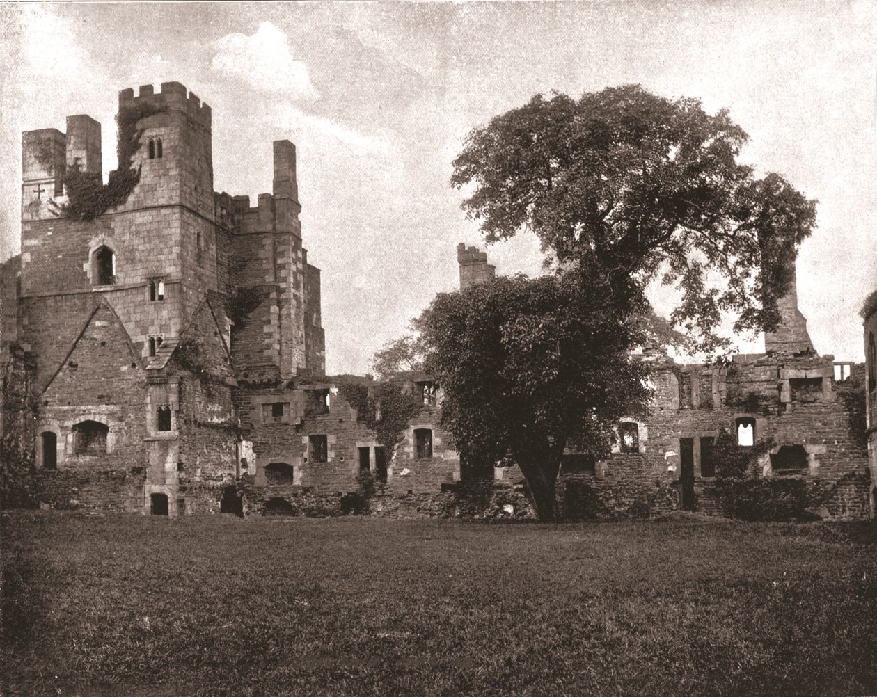 Wingfield Manor, Alfreton közelében, Derbyshire államban, 1894. alkotó: Unbekannt