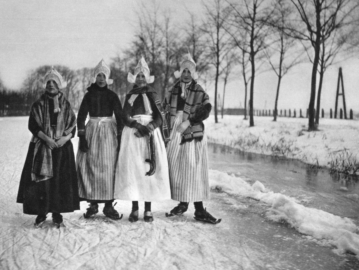 Winter, Volendam, Hollandia, 1934 alkotó: Unbekannt