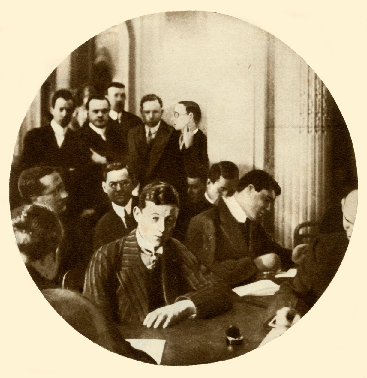 Vezeték nélküli operátor...RMS Titanic, 1912, 1935. alkotó: Unbekannt