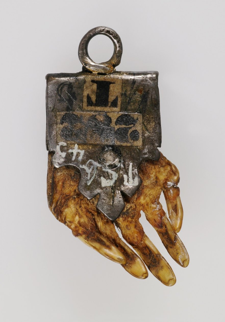 Boszorkányvakond mancs Vakond Amulett, 18. század alkotó: Unbekannt