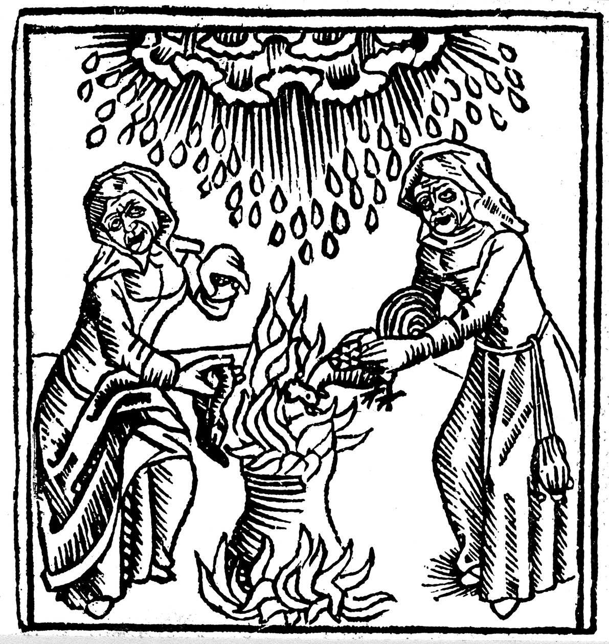 Boszorkányok, akik esőt hoznak, 1489 alkotó: Unbekannt