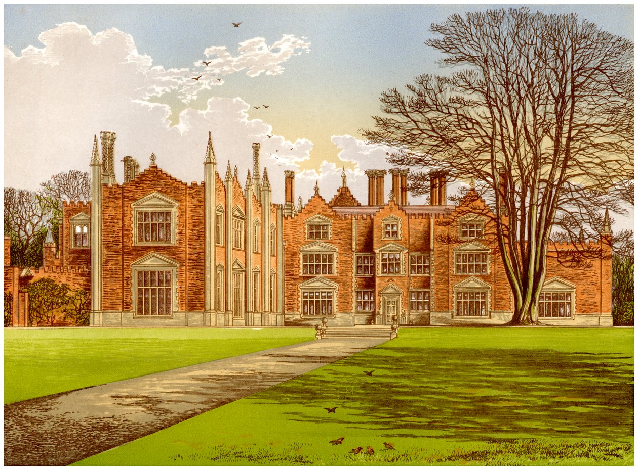 Witchingham Hall, Norfolk, Canterbury vikomt otthona, 1880 alkotó: Unbekannt