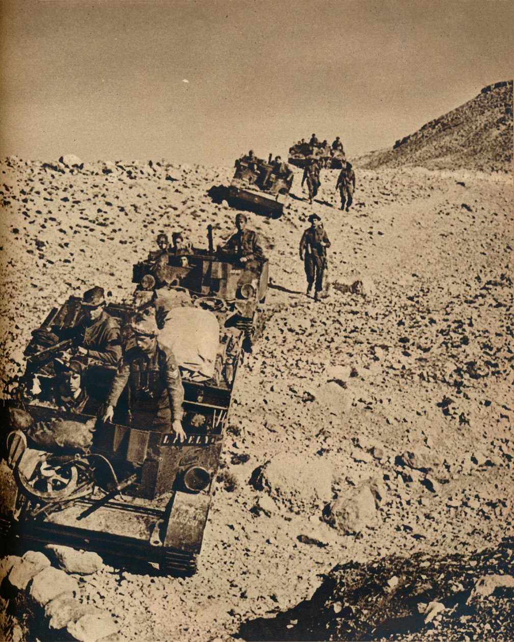 Anderson Menekkel Tunéziában, 1943 alkotó: Unbekannt