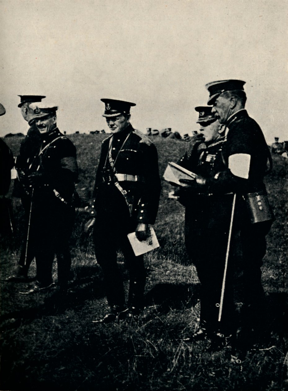 French tábornokkal a hadsereg manővereiben, 1912, 1945. alkotó: Unbekannt