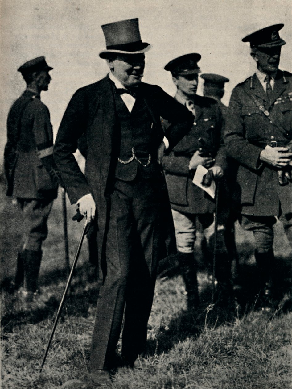 Sir Henry Wilsonnal a Rajnán, 1919, 1945. alkotó: Unbekannt