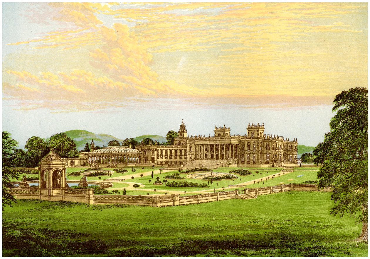 Witley Court, Worcestershire, Dudley gróf otthona, 1880 alkotó: Unbekannt