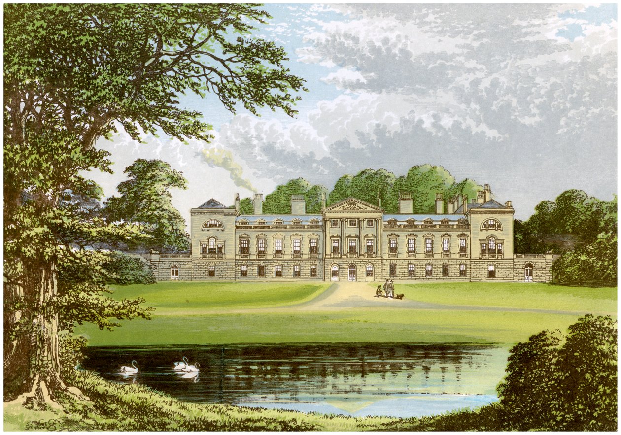 Woburn Abbey, Bedfordshire, Bedford hercegének otthona, 1880 alkotó: Unbekannt