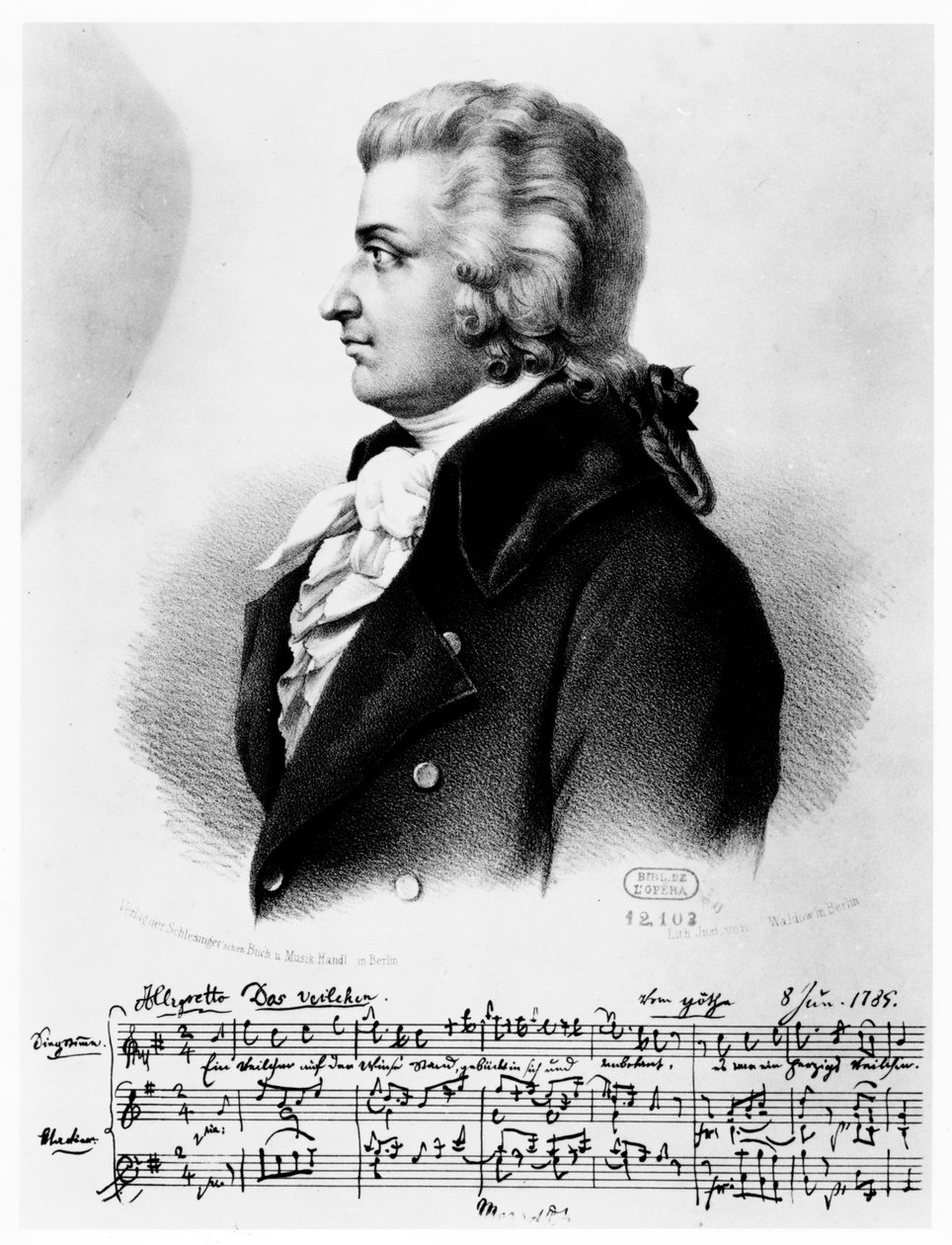 Wolfgang Amadeus Mozart 1756-1791, c1790 alkotó: Unbekannt