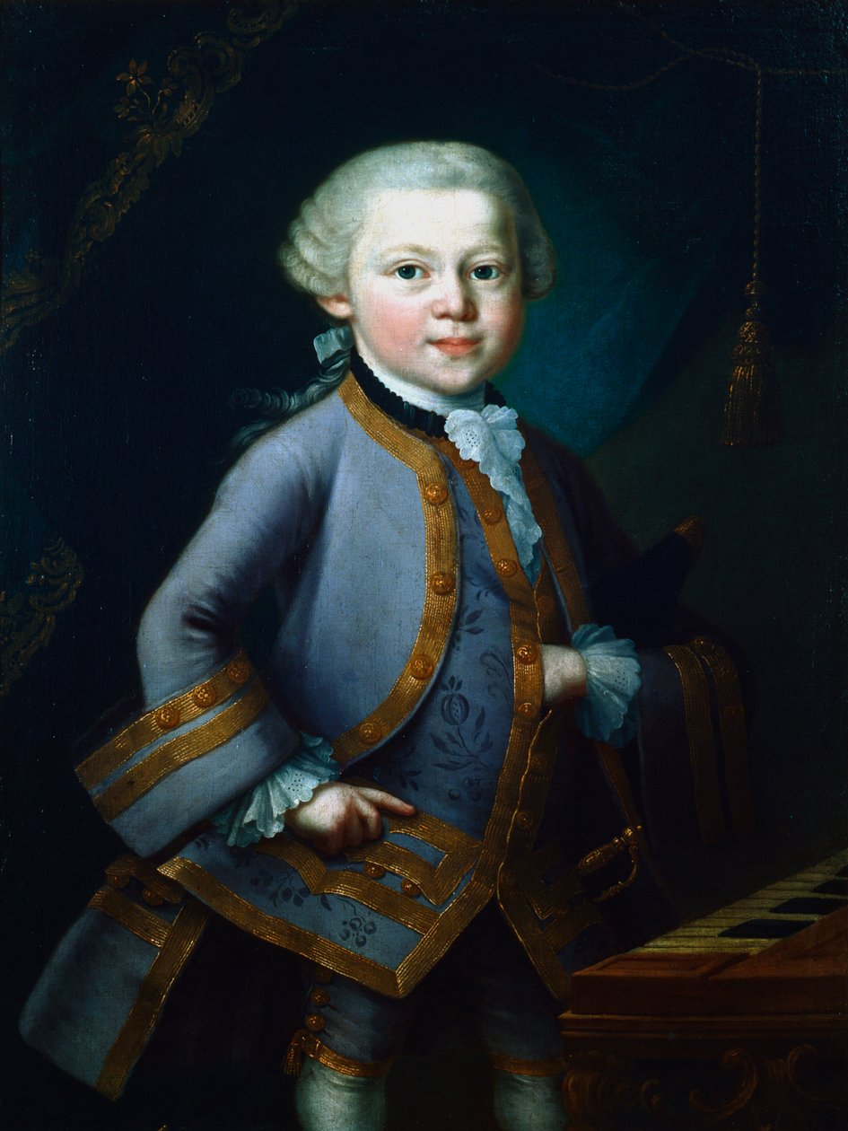 Wolfgang Amadeus Mozart osztrák zeneszerző, 1761 alkotó: Unbekannt