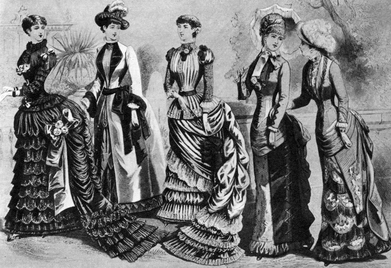 Női divat az 1880-as és 1890-es években, 1937 alkotó: Unbekannt