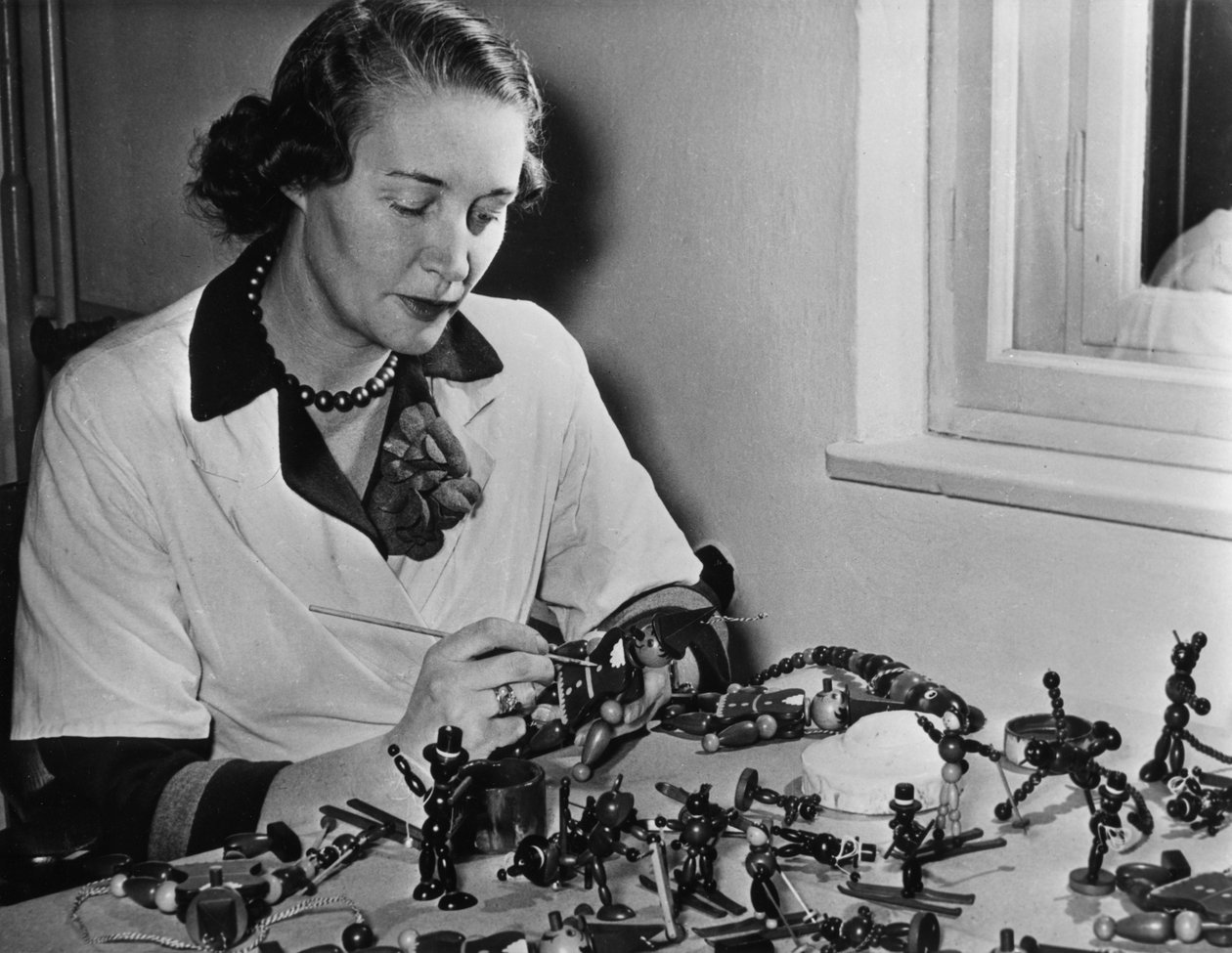Fajátékok készülnek Bécsben, Ausztriában, Amerikába utaznak, 1952 alkotó: Unbekannt