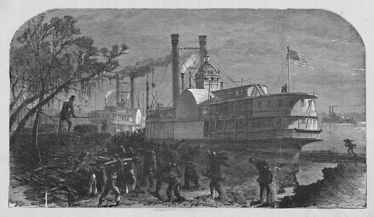 Wooding Up, 1883 alkotó: Unbekannt