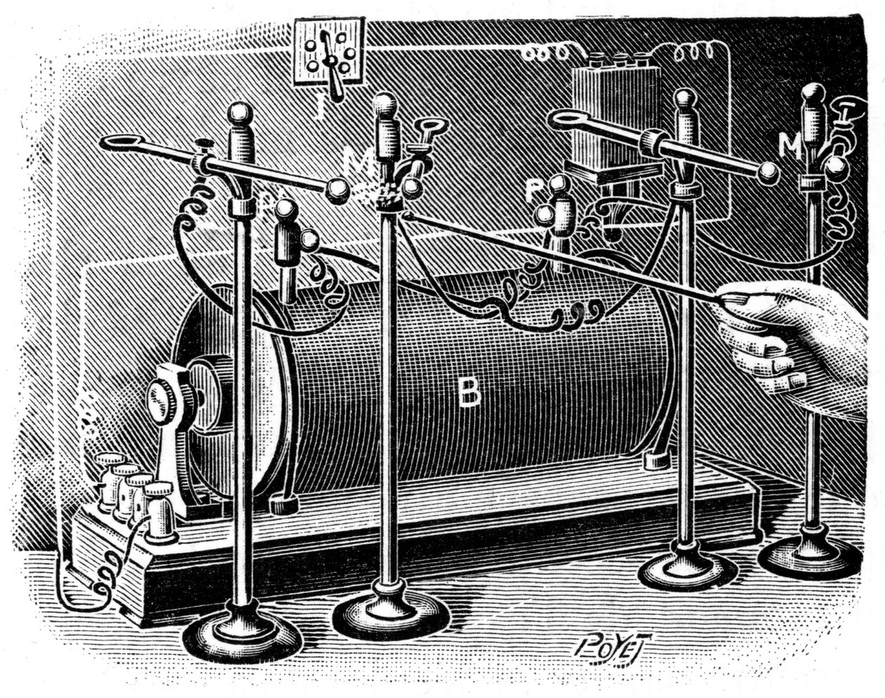 Marie és Pierre Curie munkája, 1904. alkotó: Unbekannt