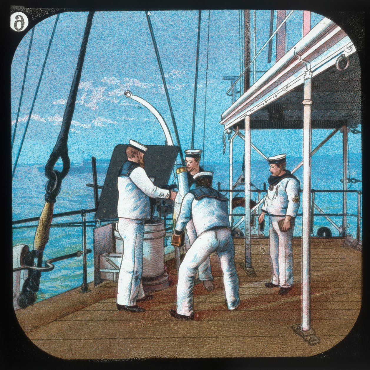 3 kilós munkavégzés -- H.M.S. Blake, 1900. alkotó: Unbekannt
