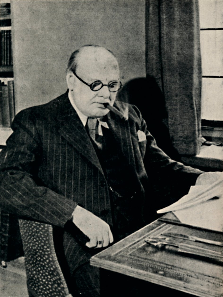A Chartwell Manorban dolgozik, 1930, 1945. alkotó: Unbekannt