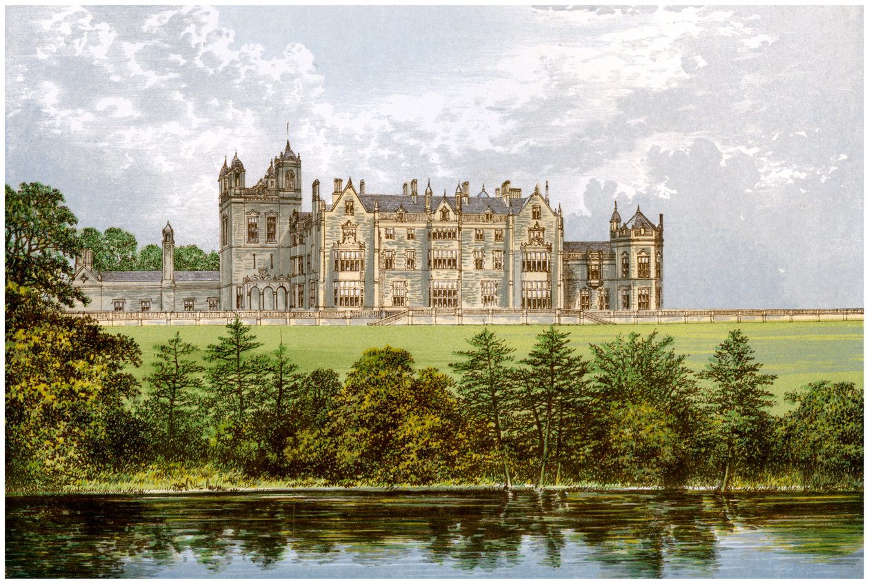 Worsley Hall, Lancashire, Ellesmere grófjának otthona, 1880 alkotó: Unbekannt