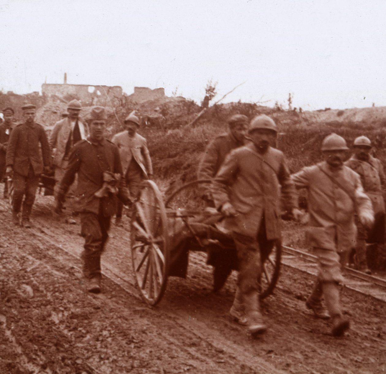 Megsebesült, Neuville, Észak-Franciaország, 1914-c1918 alkotó: Unbekannt