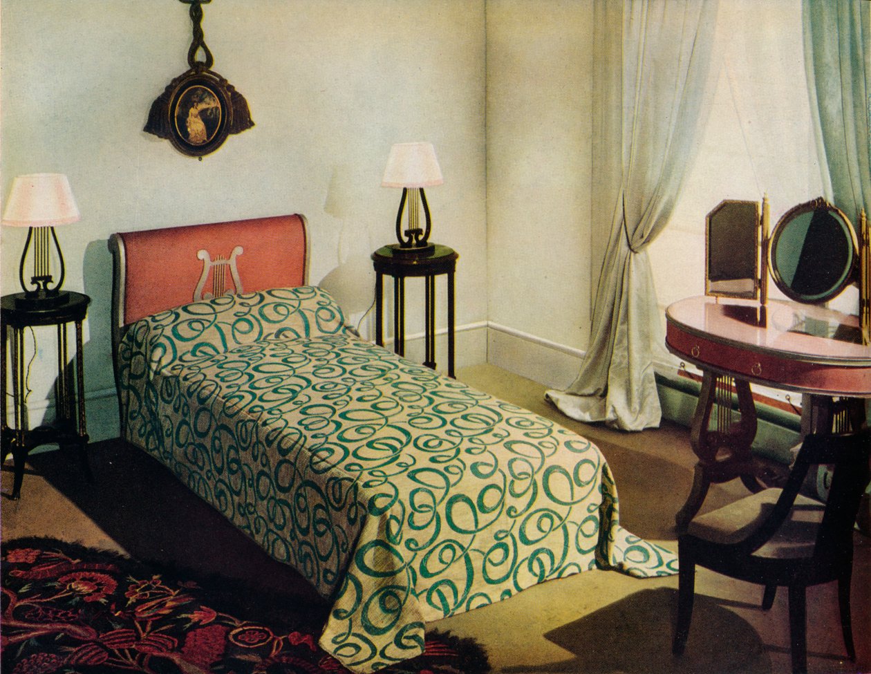 Szőtt pamut ágytakaró, a Vantona Textiles Ltd., 1941 alkotó: Unbekannt