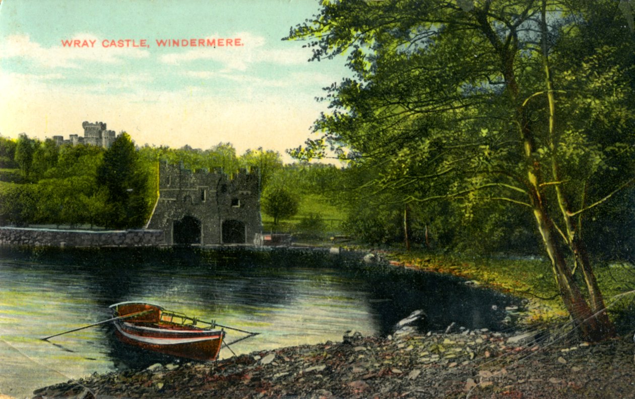 Wray kastély, Claife, Lancashire, XX. század eleje alkotó: Unbekannt