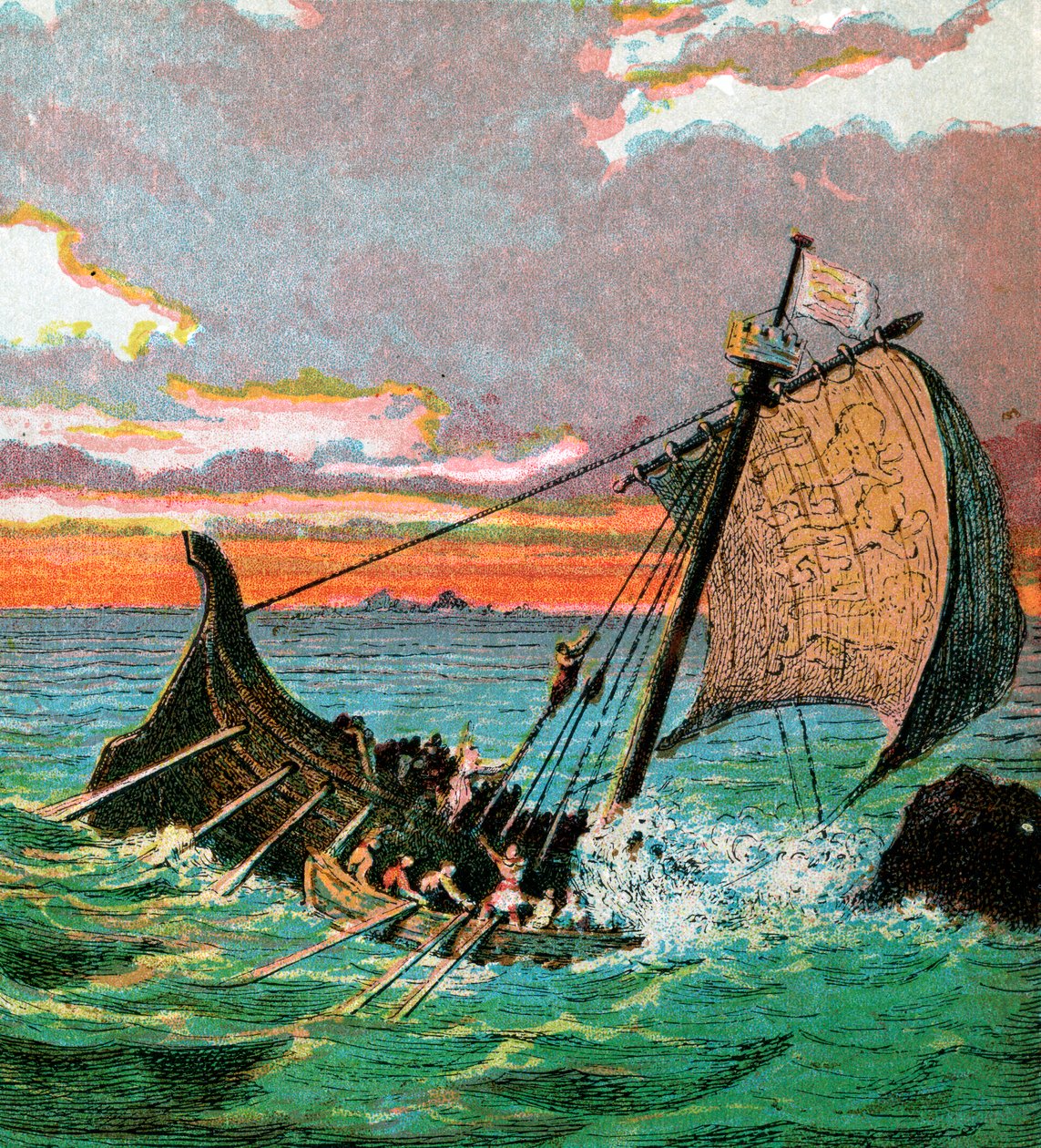 A fehér hajó roncsa, 1120, c1850 alkotó: Unbekannt