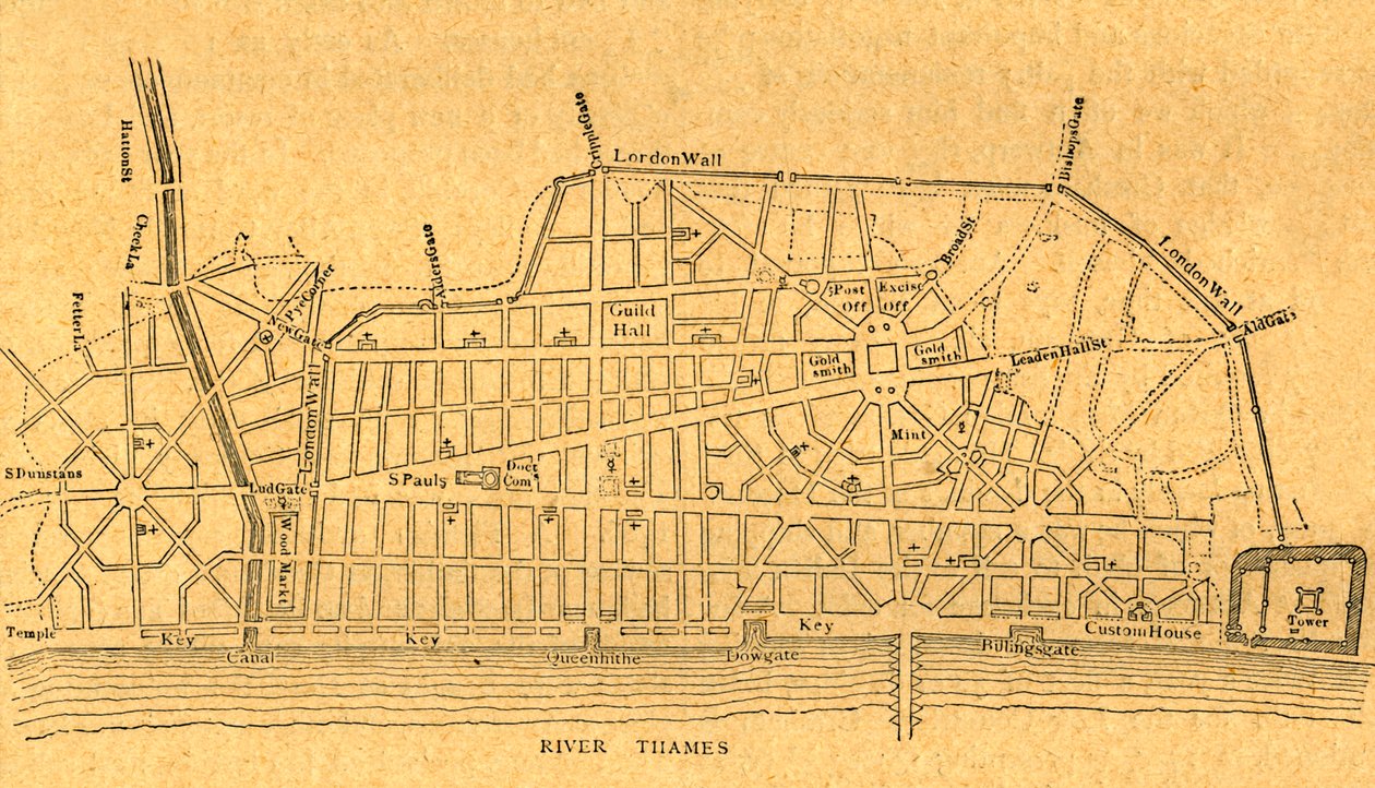 Wrens terve London újjáépítéséhez, 1897. alkotó: Unbekannt