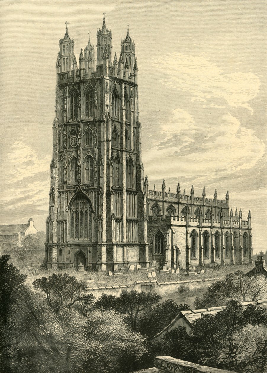 Wrexham templom, 1898. alkotó: Unbekannt