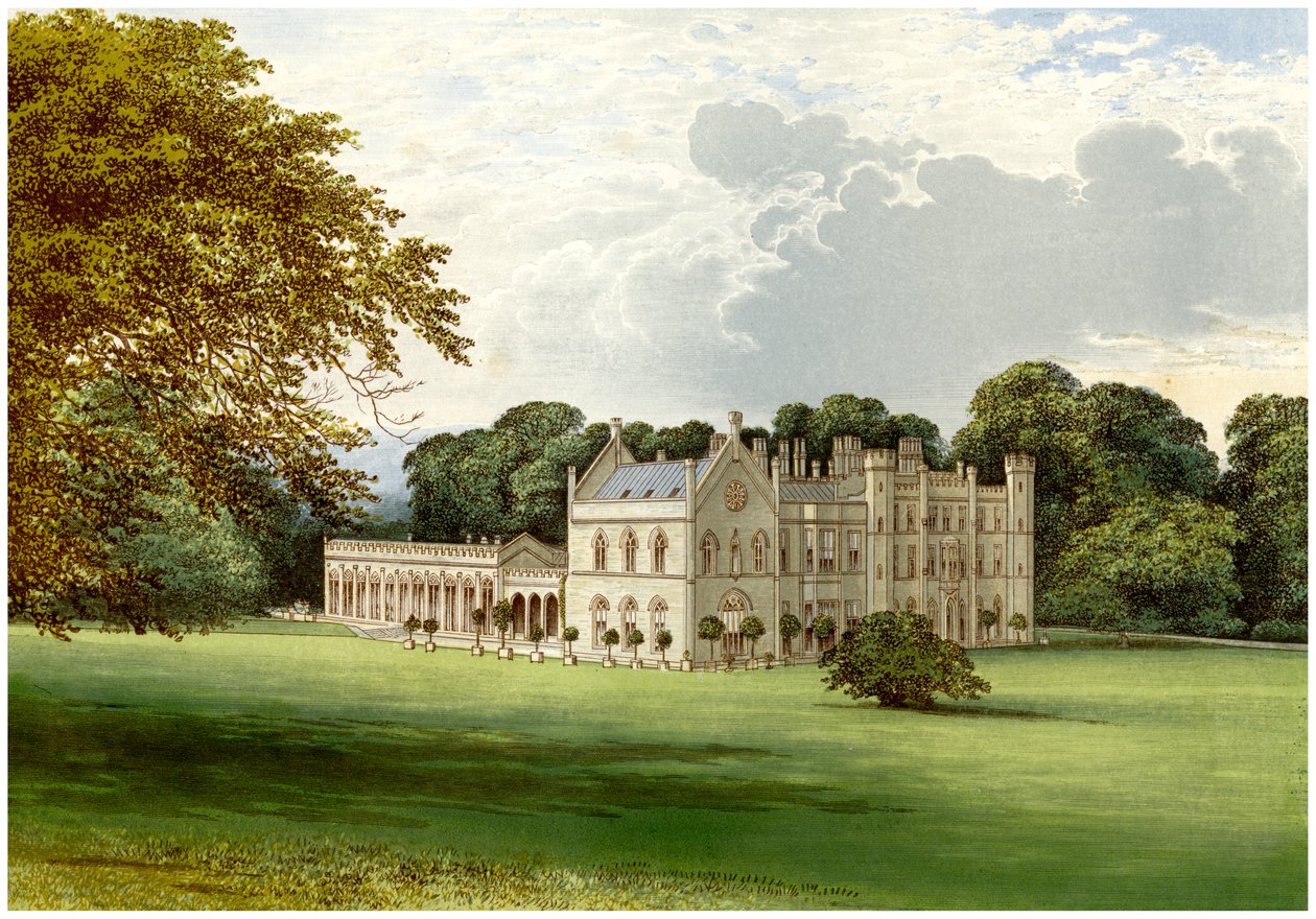 Wycombe Abbey, Buckinghamshire, Lord Carrington otthona, 1880 alkotó: Unbekannt