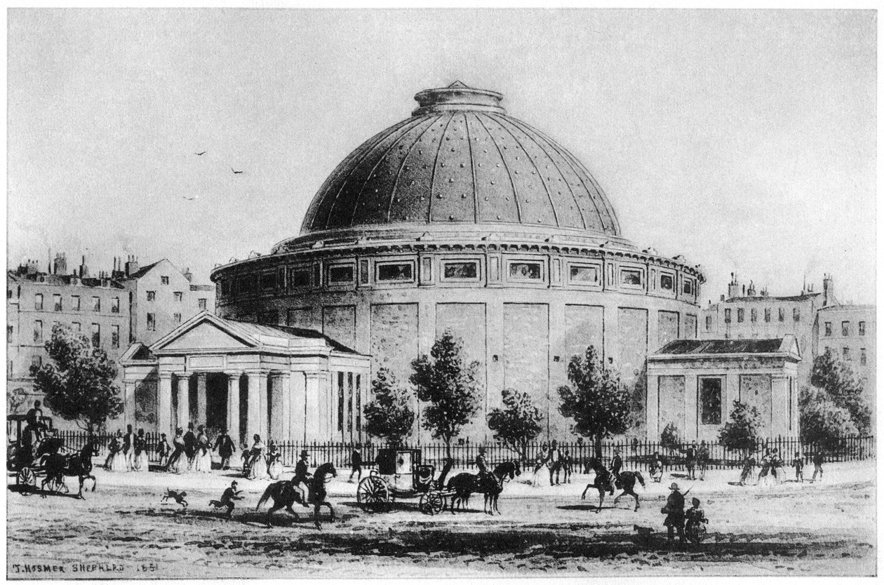 Wylds Globe, Leicester Square, London, 1851-1862 1907 alkotó: Unbekannt