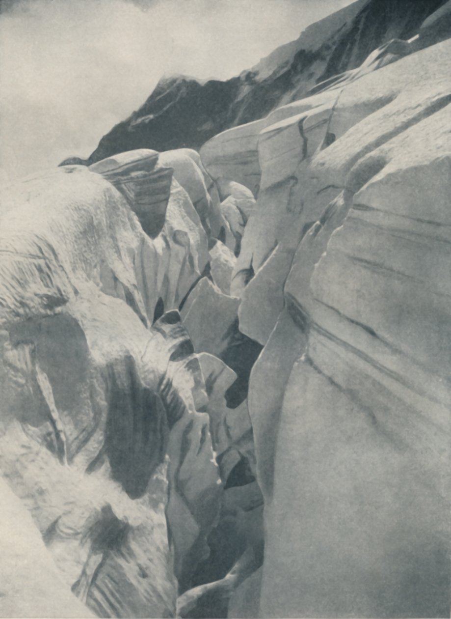 Ásító hasadék, a Berglitől Grindelwald fölött, 1935 alkotó: Unbekannt