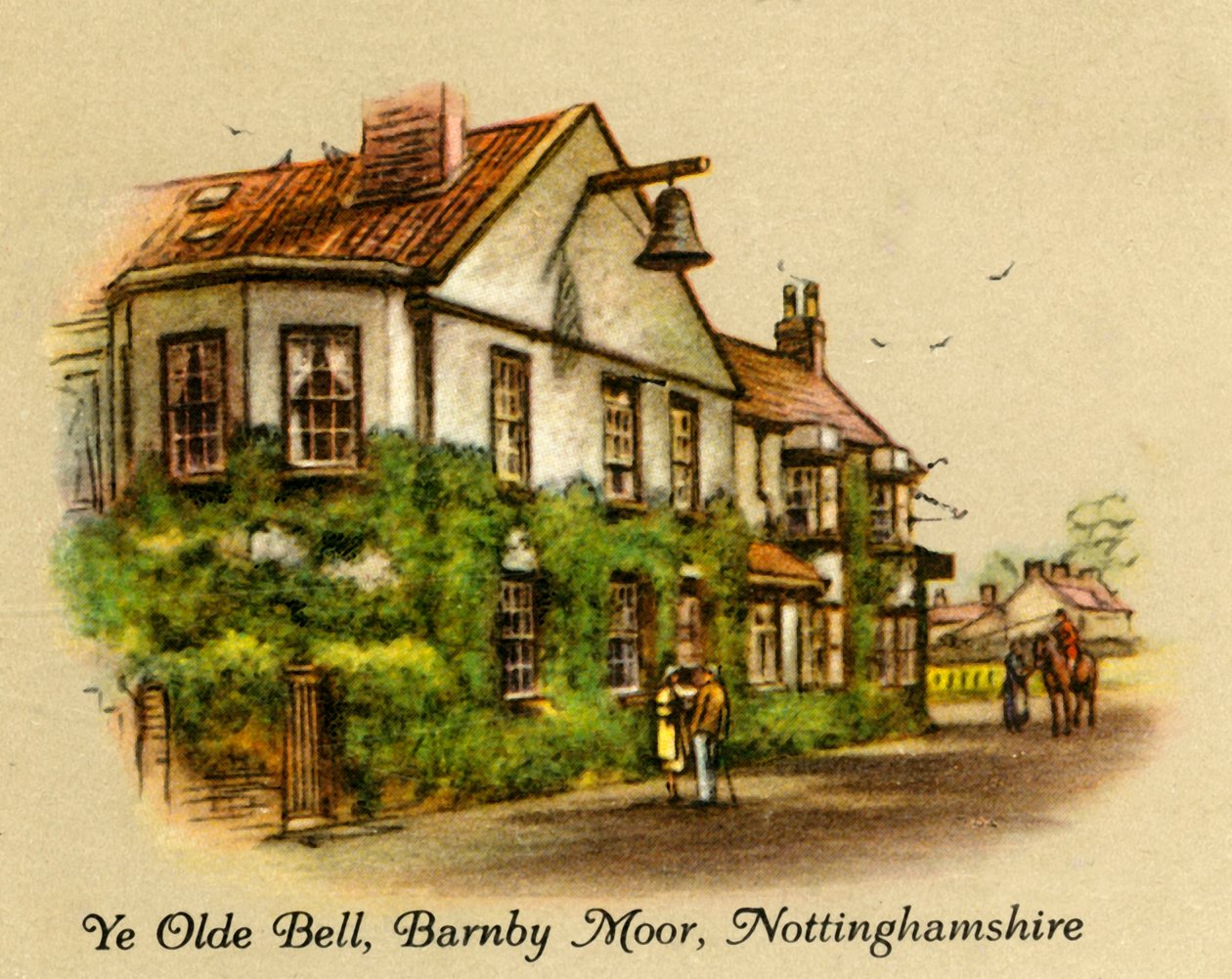 Ye Olde Bell, Barnby Moor, Nottinghamshire, 1936. alkotó: Unbekannt