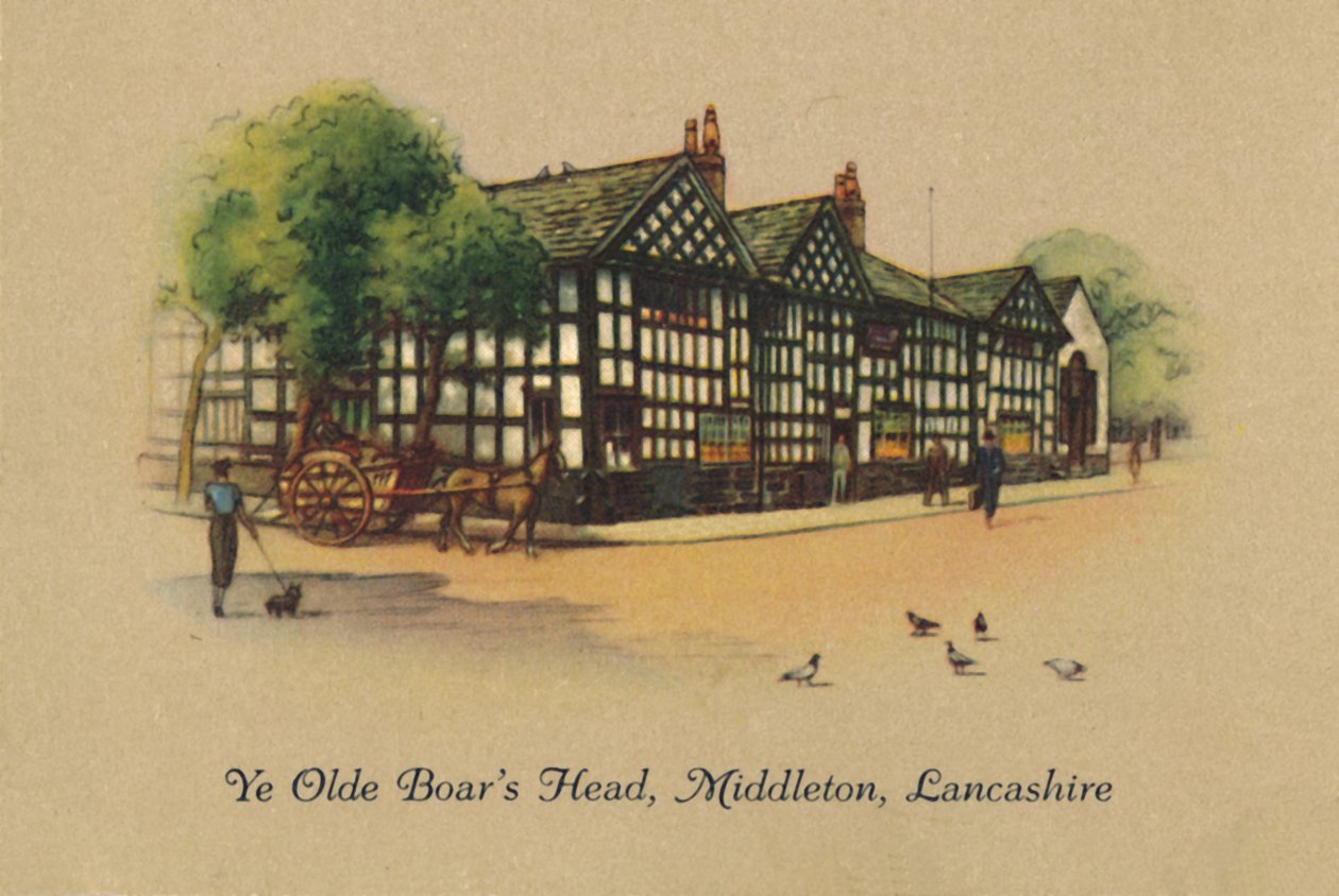 Ye Olde Boars Head, Middleton, Lancashire, 1939 alkotó: Unbekannt