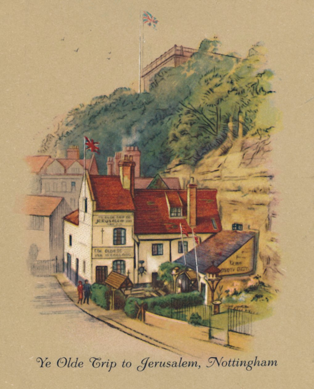 Ye Olde utazás Jeruzsálembe, Nottingham, 1939 alkotó: Unbekannt