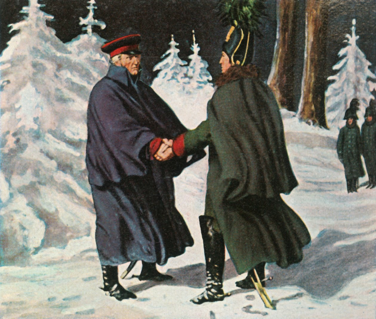 Yorcks találkozó Diebitsch orosz tábornokkal, 1812. december 25-én, 1936. alkotó: Unbekannt