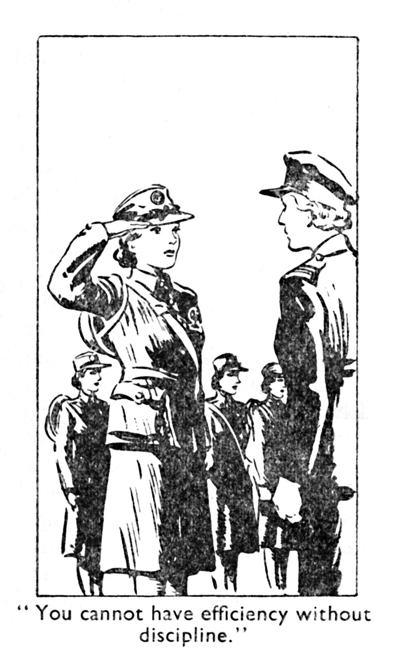 Fegyelem nélkül nem lehet hatékonyságot elérni., 1940 alkotó: Unbekannt