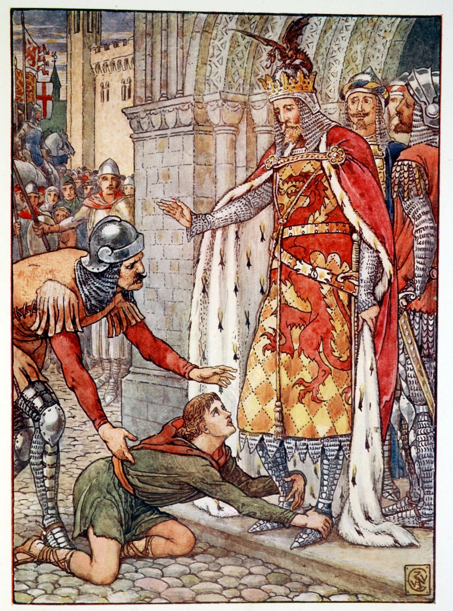 „Young Owen Appeals to the King”, 1911 alkotó: Unbekannt