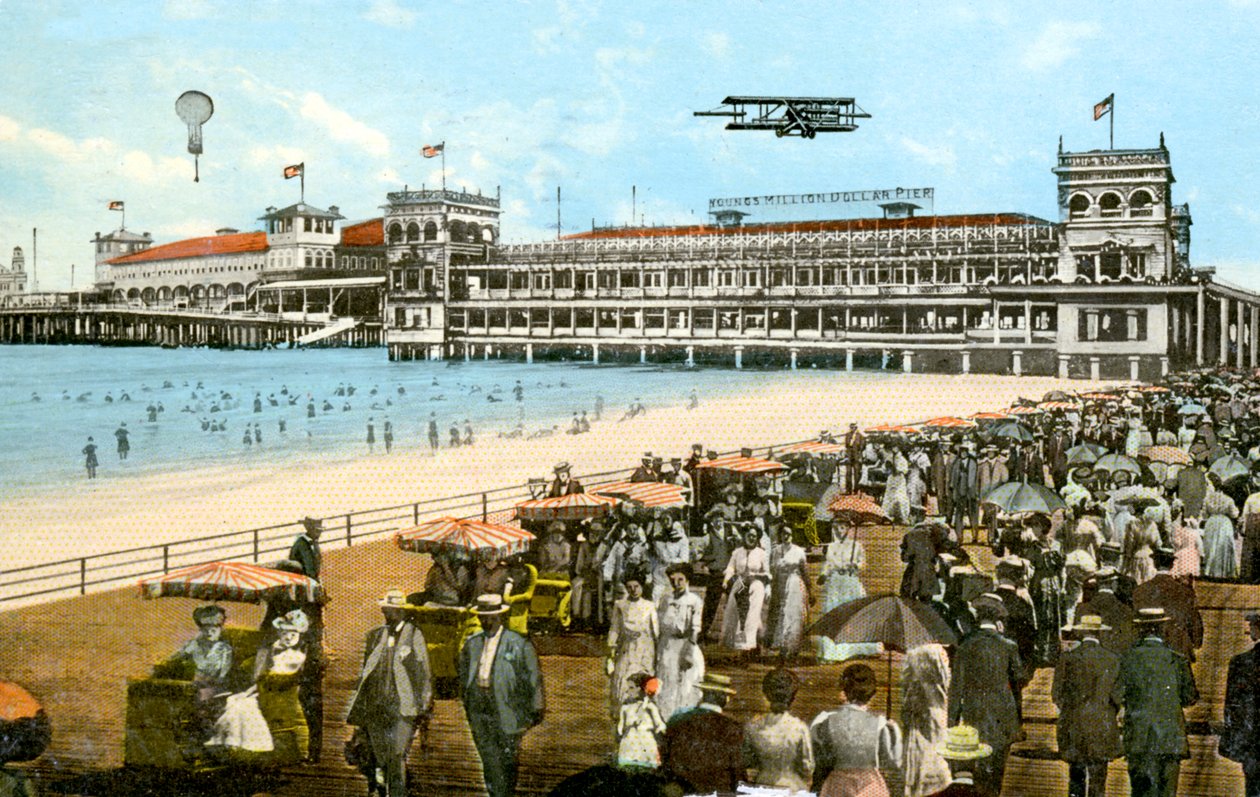 Youngs New Million Dollar Pier, Atlantic City, New Jersey, USA, 1913 alkotó: Unbekannt