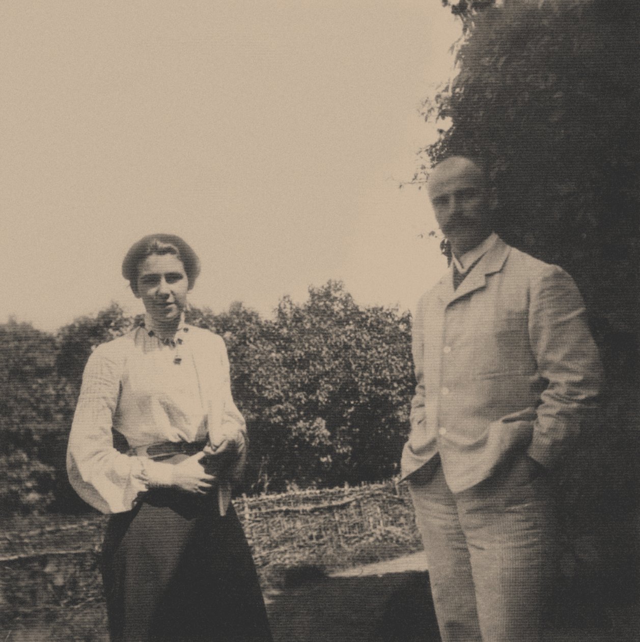 Jurij Alekszandrovics Olszufjev 1878-1938 feleségével, Sophia Vladimirovnával, 1900-as évek alkotó: Unbekannt