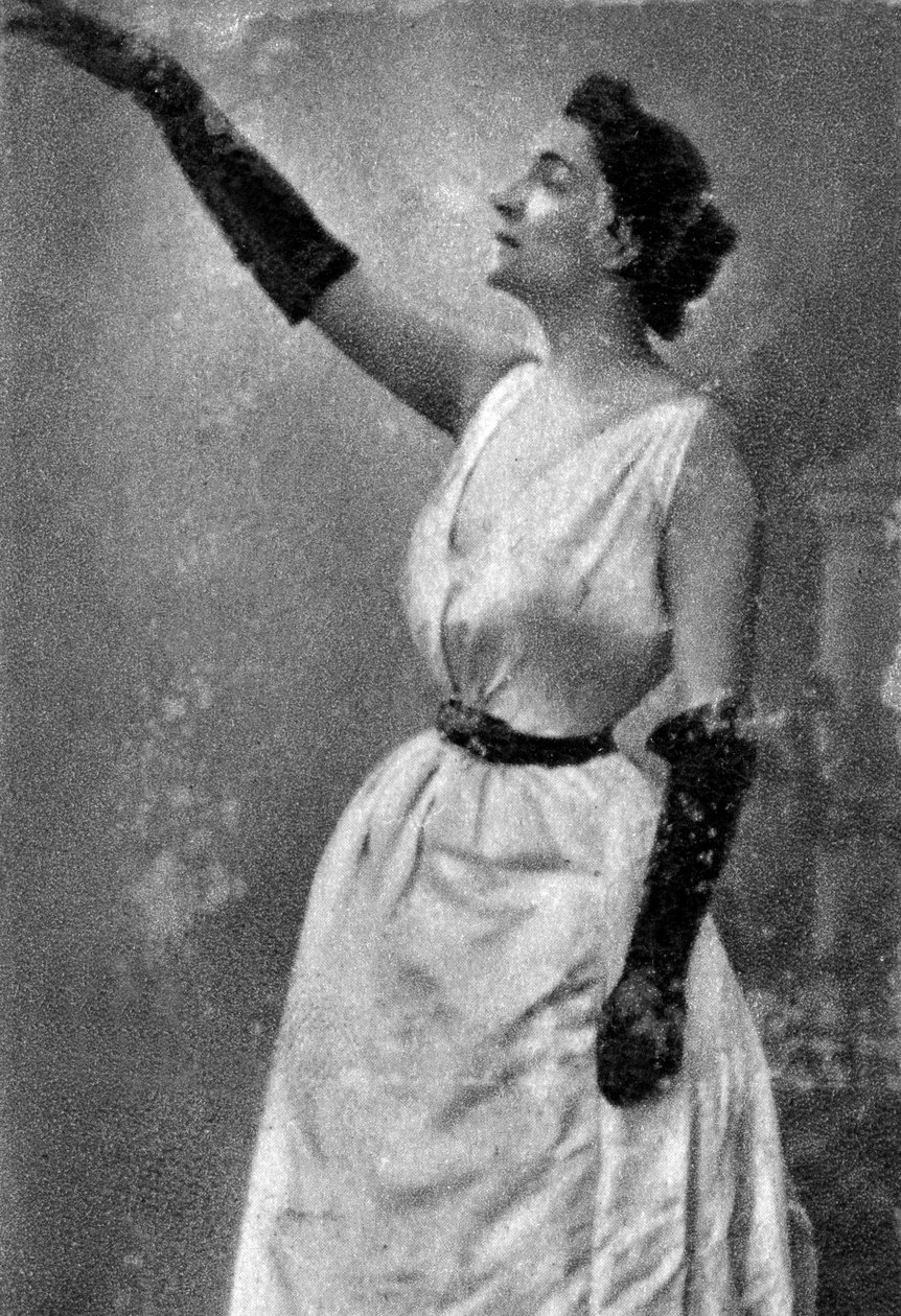 Yvette Guilbert francia kabaréénekes és színésznő, 1913 alkotó: Unbekannt