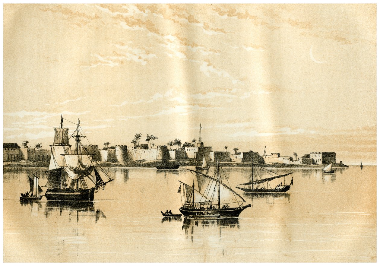 Zanzibár a tengertől, 1883 alkotó: Unbekannt