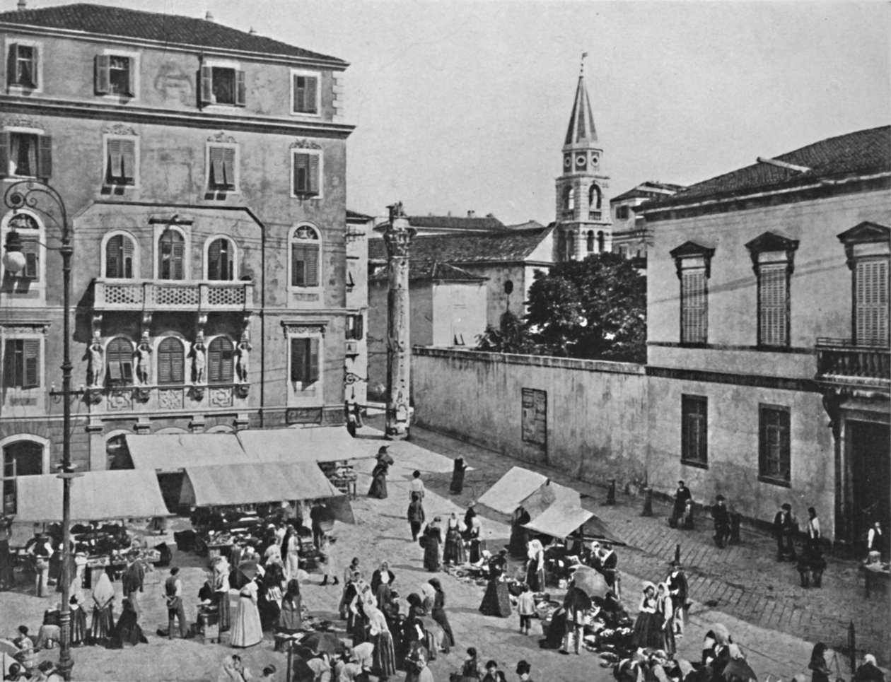 Zara – Piazza delle Erbe, 1913 alkotó: Unbekannt