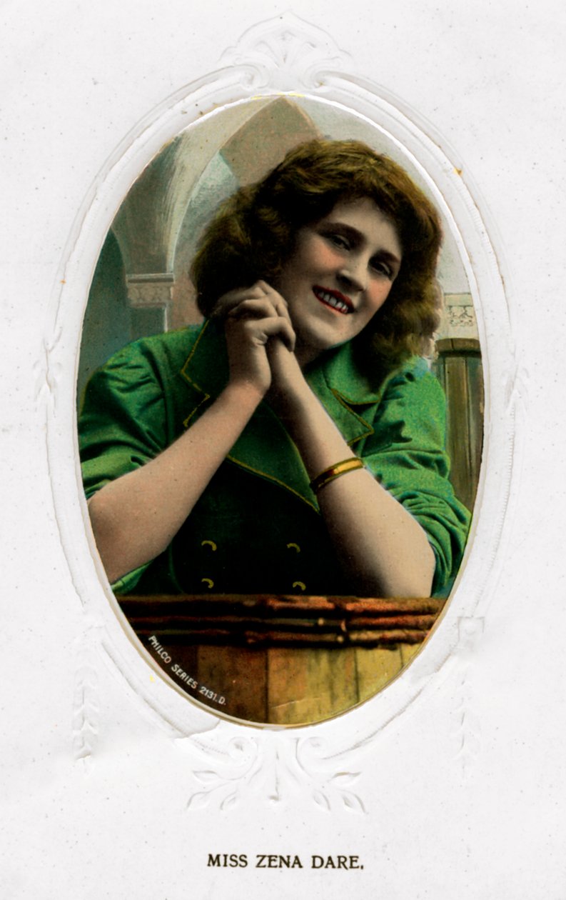 Zena Dare 1887-1975, angol színésznő, 20. század eleje alkotó: Unbekannt