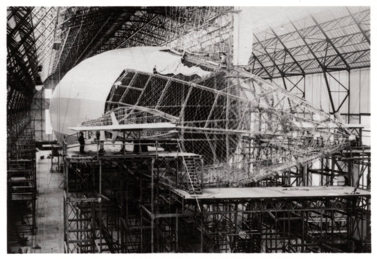 Zeppelin LZ 126 építés alatt, Friedrichshafen, Németország, 1924 1933 alkotó: Unbekannt