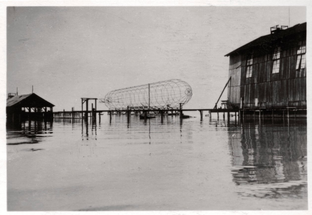 Zeppelin LZ 6 építés alatt, Németország, 1909 1933 alkotó: Unbekannt