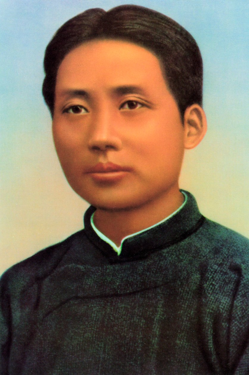 Zhou Enlai, a Kínai Népköztársaság első miniszterelnöke fiatalon, az 1920-as években alkotó: Unbekannt