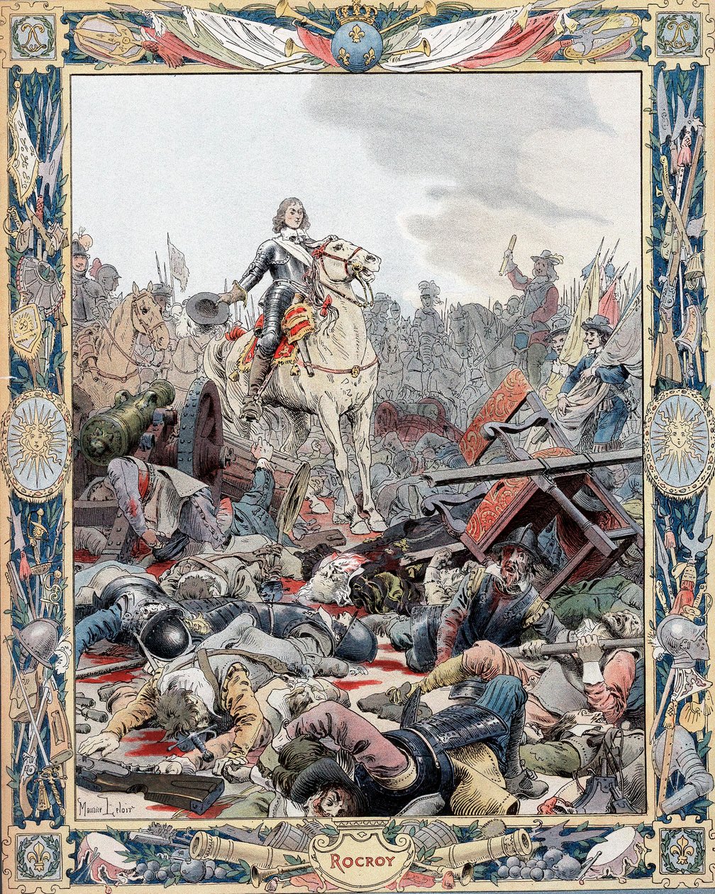 duc dEnghien vezette a franciák győzelmét a spanyolok felett, harmincéves háború, 1643 c1880 alkotó: Unbekannt