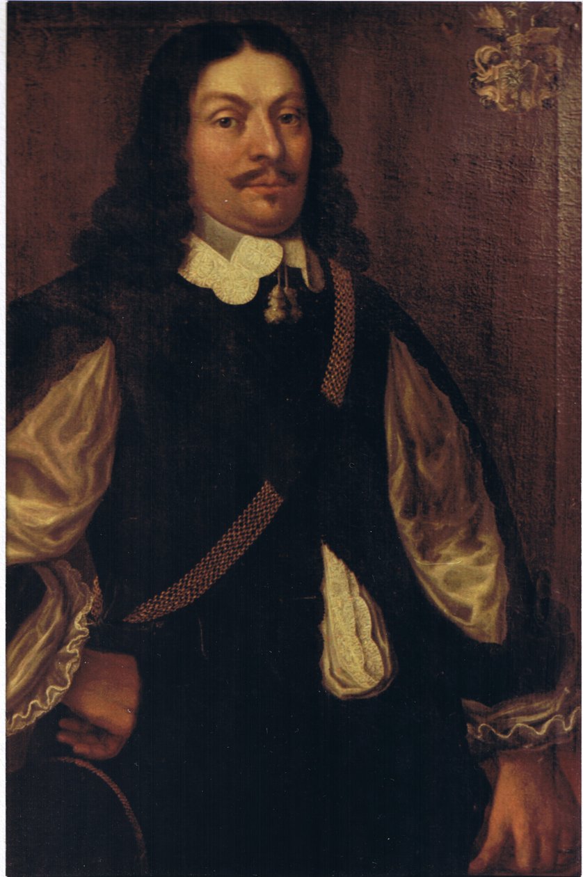 Olajfestmény, amelyen Johann von Graffen (1615 - 1665) látható. alkotó: Unbekannt