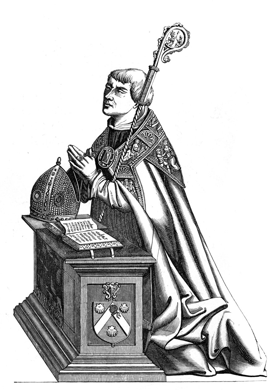Etienne de Poncher 1446-1524, Párizs püspöke, 1849. XVI. század alkotó: Unbekannt