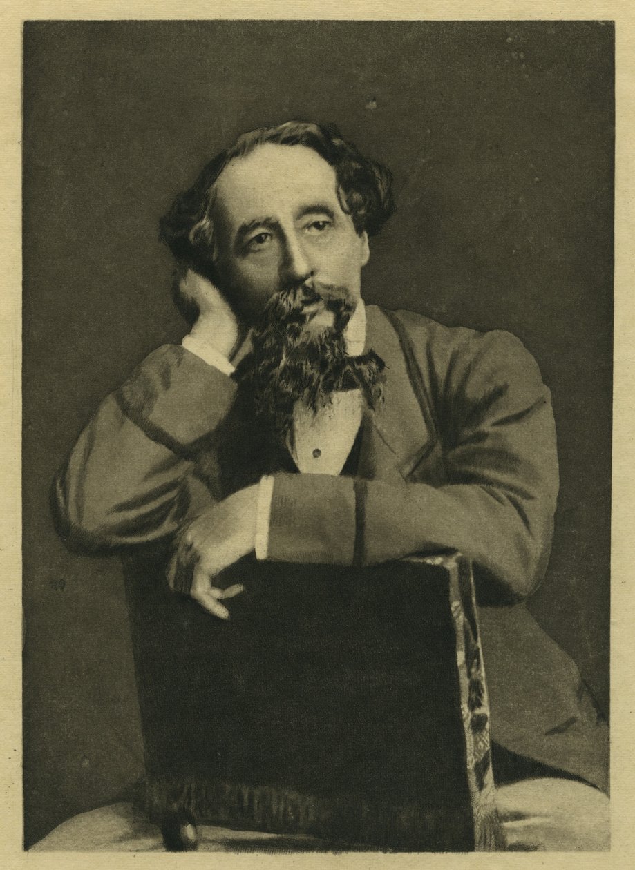 Charles Dickens, Herbert Watkins (sz. 1828) portréja fényképe után (mezzotint) alkotó: Unbekannt Unbekannt