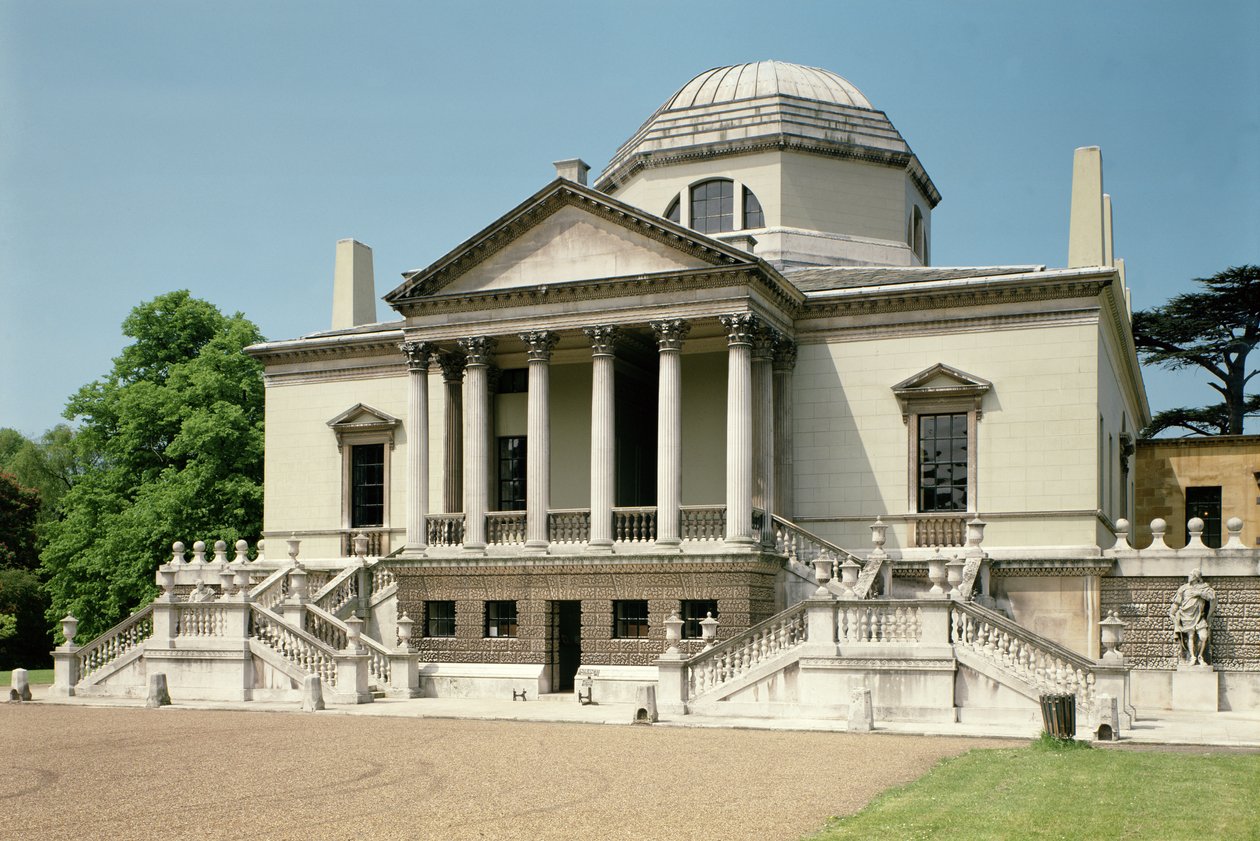 Chiswick-ház, Kelet külső képe, London, Egyesült Királyság, 1725-29 alkotó: Unbekannt Unbekannt
